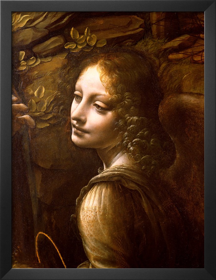 Detail Of The Angel, From The Virgin Of The Rocks - Leonardo Da Vinci Painting